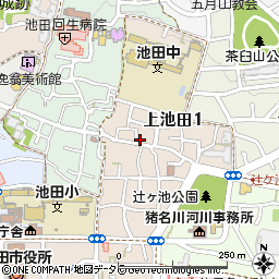 大阪府池田市上池田 地図（住所一覧から検索） ：マピオン