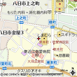 滋賀県東近江市八日市東本町 地図（住所一覧から検索） ：マピオン