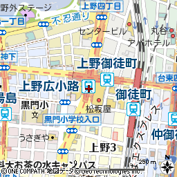 上野広小路駅 地図・周辺情報：マピオン