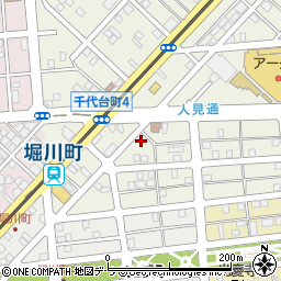 北海道函館市千代台町5-5周辺の地図