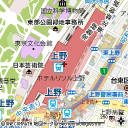 上野駅 地図・周辺情報：マピオン