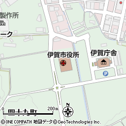 三重県伊賀市の地図 住所一覧検索｜地図マピオン