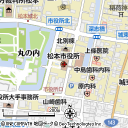 長野県松本市の地図 住所一覧検索｜地図マピオン