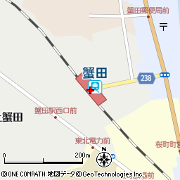 蟹田駅（青森県東津軽郡外ヶ浜町）駅・路線から地図を検索｜マピオン