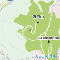 万日山 熊本市西区 山 の地図 地図マピオン