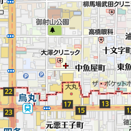 てもみん 京都四条烏丸店 京都市中京区 リフレクソロジー の地図 地図マピオン