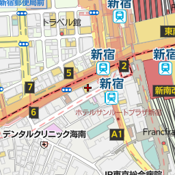まんが喫茶マンボー 新宿南口店 渋谷区 漫画喫茶 インターネットカフェ の地図 地図マピオン