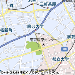 駒沢オリンピック公園徒歩3分後藤邸akippa駐車場