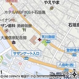 石垣区検察庁周辺の地図