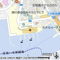 石垣港旅客船ターミナル（安栄観光）周辺の地図