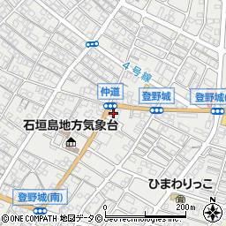 ファミリーマート石垣登野城仲道店周辺の地図