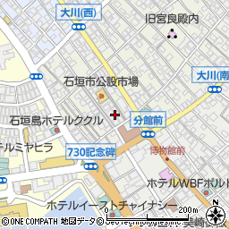 絶対的　石垣島商店周辺の地図