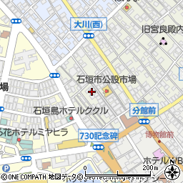 うちなーみやげ館周辺の地図