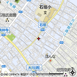 石垣島深夜食堂 十九番周辺の地図
