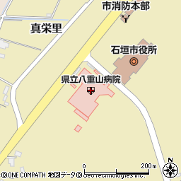 ファミリーマート石垣県立八重山病院店周辺の地図