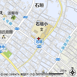 沖縄県石垣市石垣周辺の地図