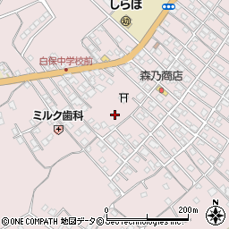 沖縄県石垣市白保周辺の地図