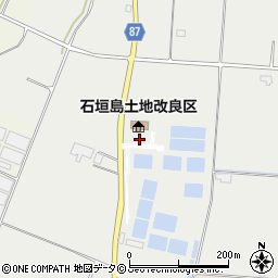 石垣島土地改良区　総務課周辺の地図