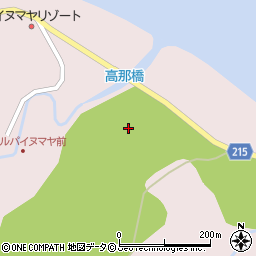 高那橋周辺の地図