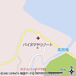 西表島温泉　貸別荘周辺の地図