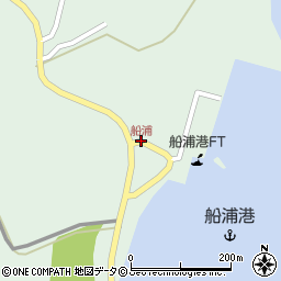 船浦周辺の地図