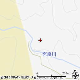 宮良川周辺の地図