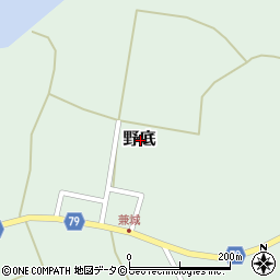 沖縄県石垣市野底周辺の地図