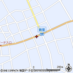 新里公民館前周辺の地図