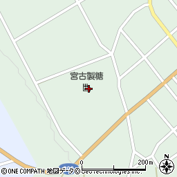 宮古製糖株式会社　城辺工場工務部周辺の地図