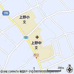 宮古島市立上野中学校周辺の地図