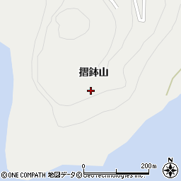 東京都小笠原村硫黄島摺鉢山周辺の地図