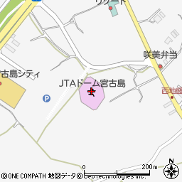 ＪＴＡドーム宮古島周辺の地図