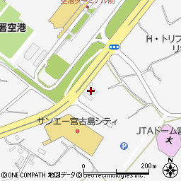 沖縄空輸株式会社　宮古島営業所周辺の地図