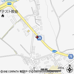 宮古島　空港レンタカー周辺の地図