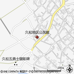 久松地区公民館周辺の地図