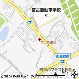 レンタリースＫＡＮＳＡＩ宮古島店周辺の地図