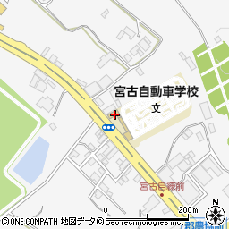宮古自動車学校周辺の地図