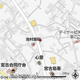 シーサー給油所宮古島店周辺の地図