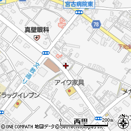 ほっともっと 宮古島まてぃだ通り店周辺の地図