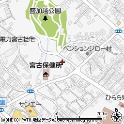 琉球通信工事株式会社　宮古工事事務所周辺の地図