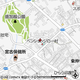 ジロー村周辺の地図