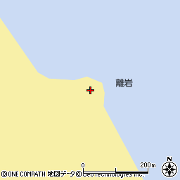 離岩周辺の地図