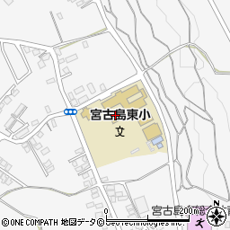 宮古島市立東幼稚園周辺の地図