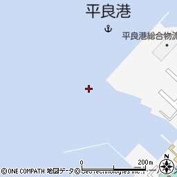 平良港周辺の地図