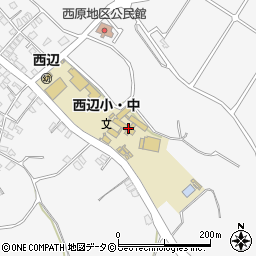宮古島市立西辺中学校周辺の地図