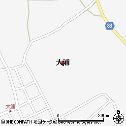 沖縄県宮古島市平良大浦周辺の地図