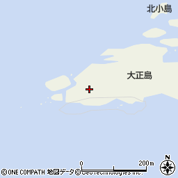 沖縄県石垣市登野城尖閣大正島周辺の地図