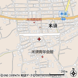 米須コミュニティーセンター周辺の地図