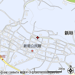沖縄県糸満市新垣周辺の地図