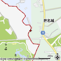 沖縄県島尻郡八重瀬町世名城1563-2周辺の地図